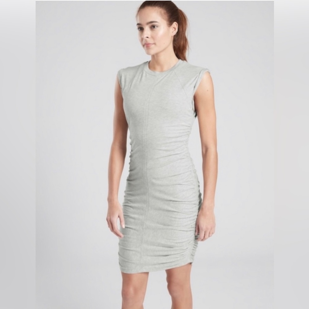 Athlete T-Shirt Dress XS in Grey